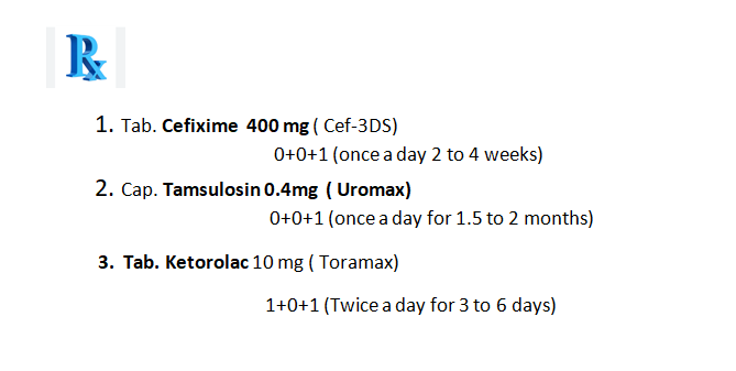 Prostatis prescription no 2