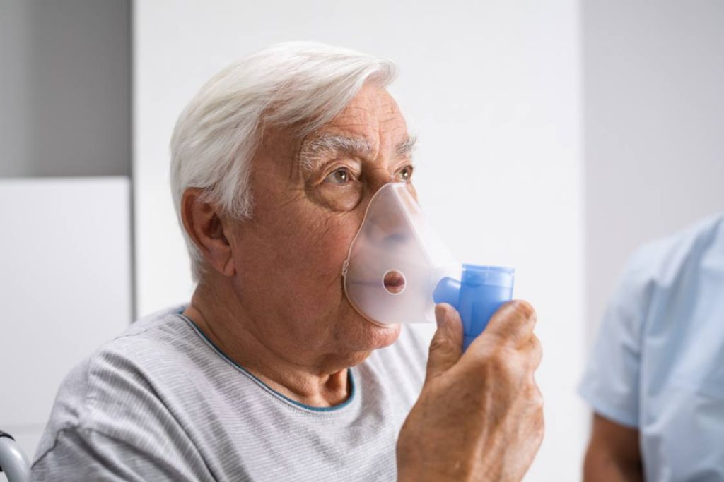 Treatment of moderate chronic obstructive pulmonary disease COPD patient