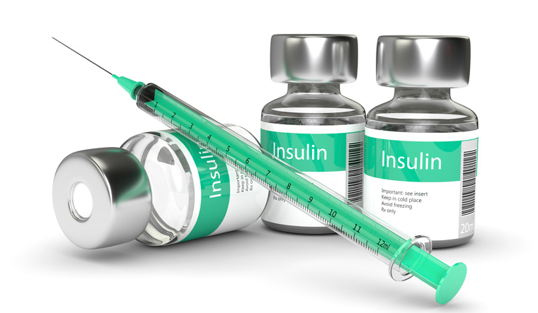 Insulin withdrawn