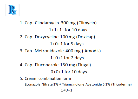 Leukorrhea prescription no 2